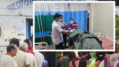 Grenade explodes in the hand of CRPF jawan posted on election duty news in hindi