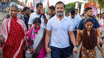 'Bharat Jodo Yatra' resumed in the evening on the 7th day in Madhya Pradesh