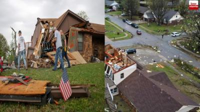 terrible storm caused devastation in America, many houses damaged News in hindi