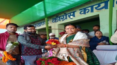 Deepika Pandey Singh reached Mahagama after becoming minister news in hindi
