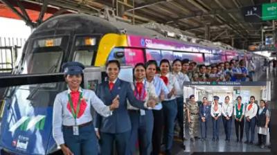 first time Vande Bharat Express was operated only by women news in hindi