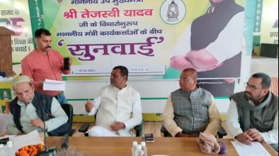 The Grand Alliance government is serious about providing uninterrupted pure drinking water: Lalit Yadav