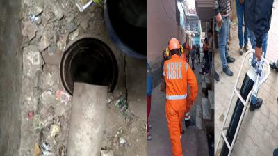 UP: Child falls into borewell in Hapur, rescue operation underway