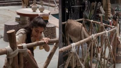 Bigg Boss18 Isha singh got angry at Garhraj funny video News in Hindi