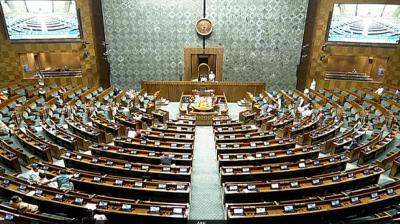 Lok Sabha proceedings adjourned indefinitely news in hindi