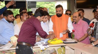 Deputy Chief Minister Samrat Chaudhary visited whether public GST Savings Festival or not news in hindi