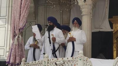 Harjot Bains got religious punishment from Akal Takht Sahib for Guru Teg Bahadur Ji program news in hindi