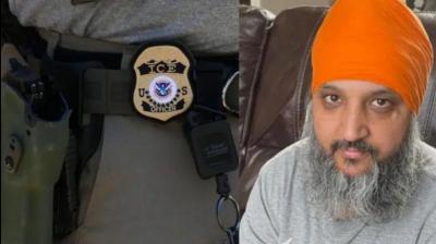 a green card holder of Indian origin suffering from brain tumour was detained for using a pay phone without paying in US Hindi news