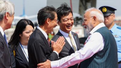 PM Modi arrives in Japan on a two-day visit news in hindi