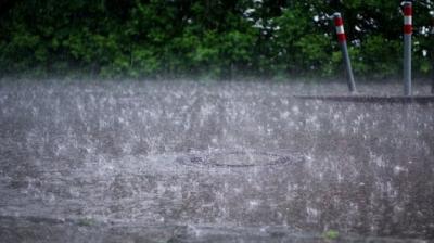 Weather changed in Rajkot, rain in Jamkandorana news in hindi