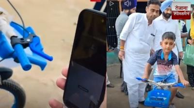 A child who met Rahul Gandhi fulfilled his wish for a bicycle news in hindi