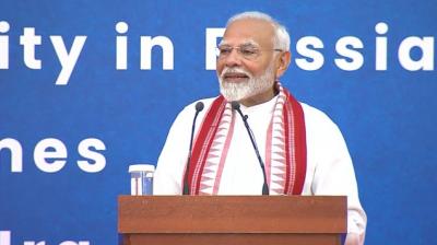 PM Modi Russia Visit  PM Modi enumerated India's achievements on Russian soil 