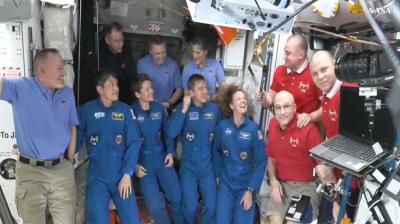 Sunita Williams Musk Spacecraft Reached The Space Station news in hindi