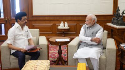 CM Stalin met PM Modi 
