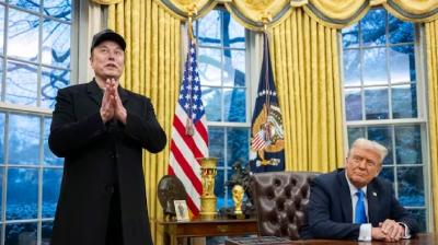  Elon Musk exits Donald Trump administration DOGE News In Hindi