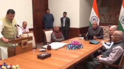 AAP leader Sanjay Singh took oath as Rajya Sabha member for the second time