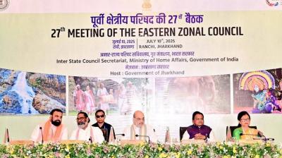 27th Eastern Regional Council meeting held in Ranchi news in hindi