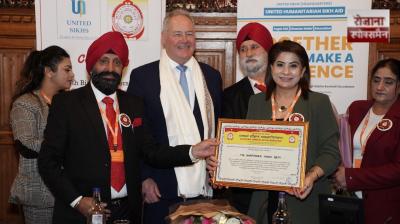 Khalsa Diwan Afghanistan honours Narpinder Mann with Lifetime Achievement Award
