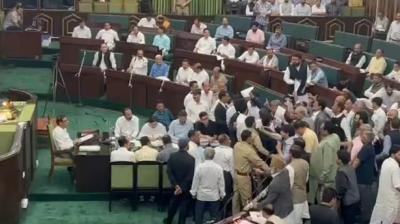 Ruckus in Jammu and Kashmir Assembly, altercation over Wakf Amendment Act