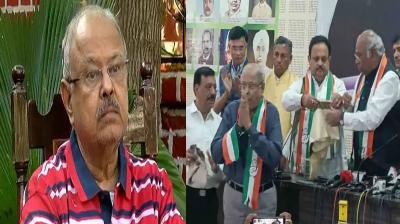 Former Gujarat minister and BJP leader Jaynarayan Vyas joins Congress