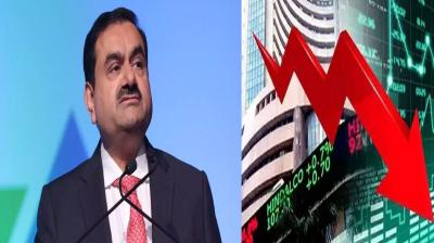 Shares of Adani group companies continue to fall, Adani Enterprises shares fall 20 percent