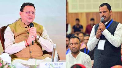 CM Pushkar Dhami interacted with Yuvak and Mahila Mangal Dals under Mukhya Sevak Samvad