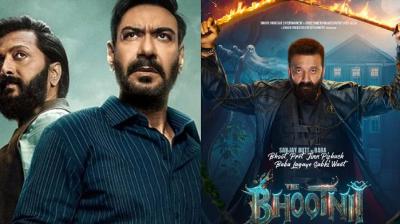 How much did Ajay Devgn Raid 2 and Sanjay Dutt The Bhootnii collect on day 1 News In Hindi: