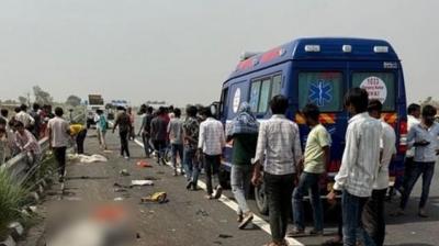 Horrific Road Accident On Delhi Mumbai Expressway In Nuh News In Hindi