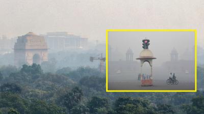 smog covered many parts of Delhi, AQI crossed 400 news in hindi