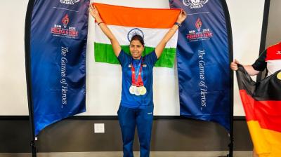 Sapna Kumari of Bihar won three medals in the World Police Games news in hindi