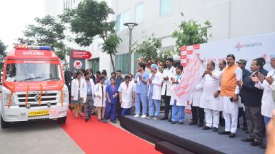 Labor and Tourism Minister inaugurated Medanta's Heart Emergency System news in hindi