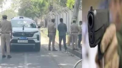 Air Force civil engineer shot dead, Uttar Pradesh News in hindi