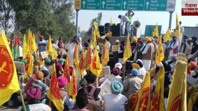 Shambhu barrier closed Haryana government issues security alert news in hindi