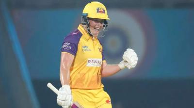 WPL 2023: UP Warriors beat Gujarat Giants by 3 wickets (ग्रेस हैरिस )